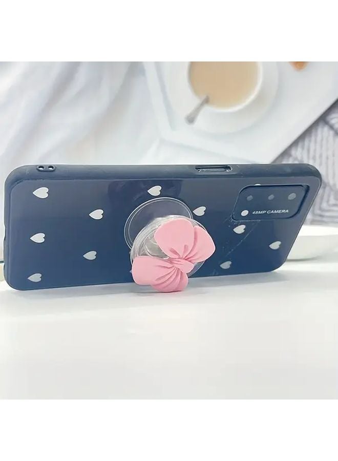 Pink Foldable Phone Stand Adjustable Desk Mount Nonslip Base Handsfree Viewing - Image 3